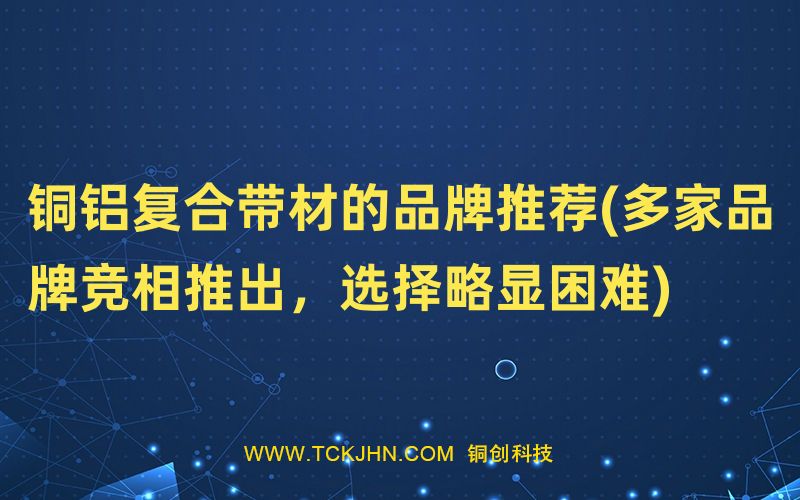 銅鋁復(fù)合帶材的品牌推薦(多家品牌競(jìng)相推出，選擇略顯